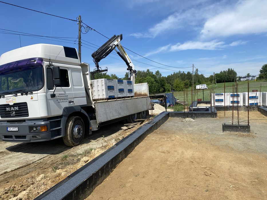 Transport i rozładunek HDS+wywrotka