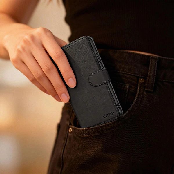 Etui Tech-Protect Wallet na Samasung Galaxy A36 / A56 / A37/5G - czarn