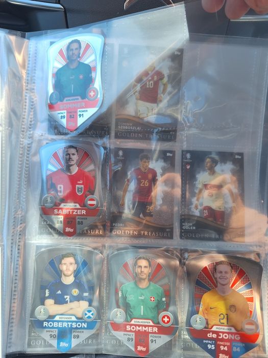 Coleção topps euro 2024 GOLDEN TREASURE