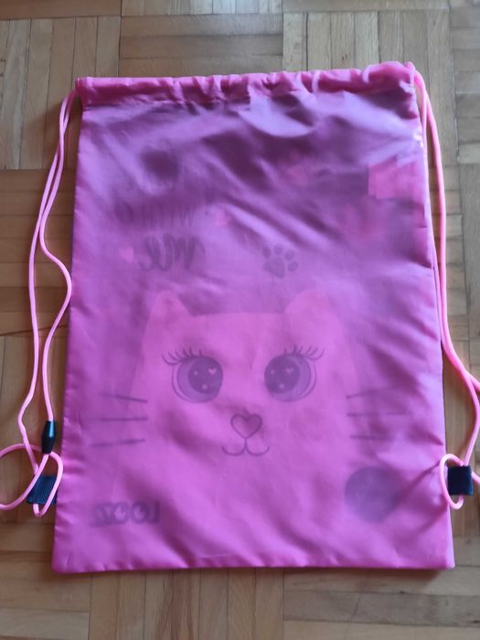 Worek na buty z kotkiem