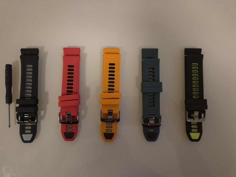 Силіконовий ремінець на часи Garmin (22mm). Новий
