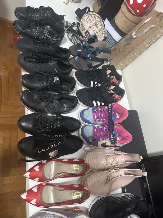 Sapatilhas usadas em bom estado