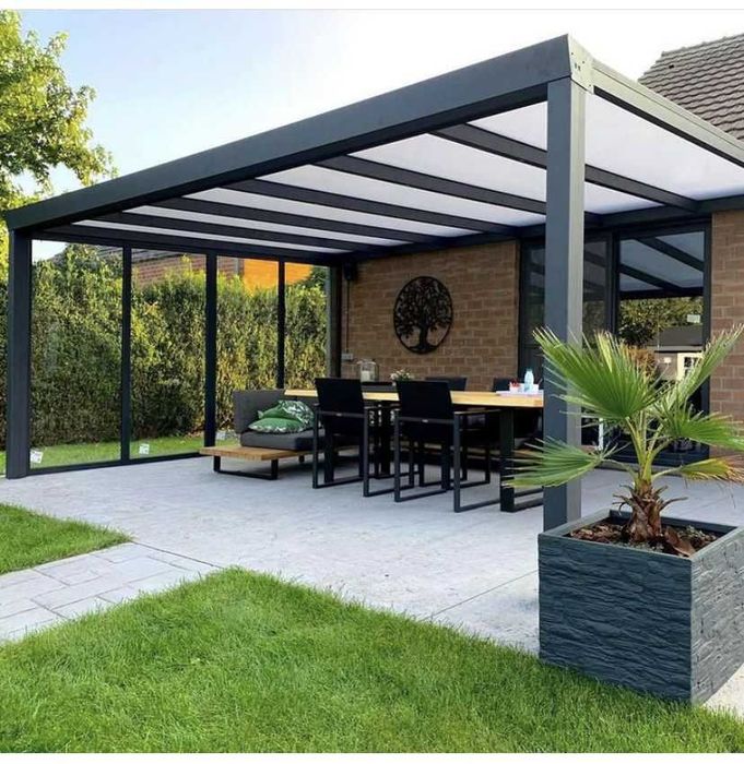 Zadaszenia-Drewno BSH-Aluminium