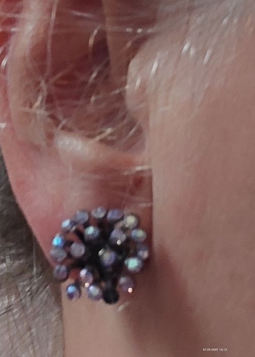 Серьги со вставками