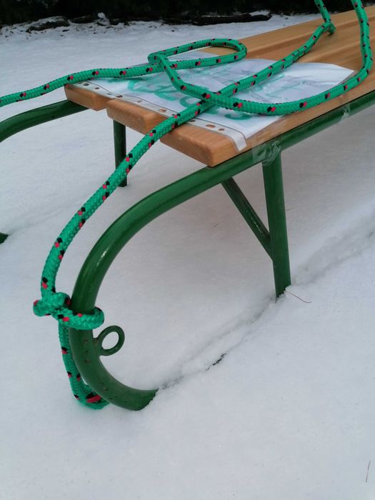 Sanki metalowe, bardzo solidne, nowe