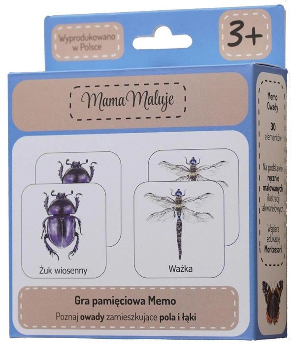 Memo Owady Mama Maluje pudełko,143x182 mm