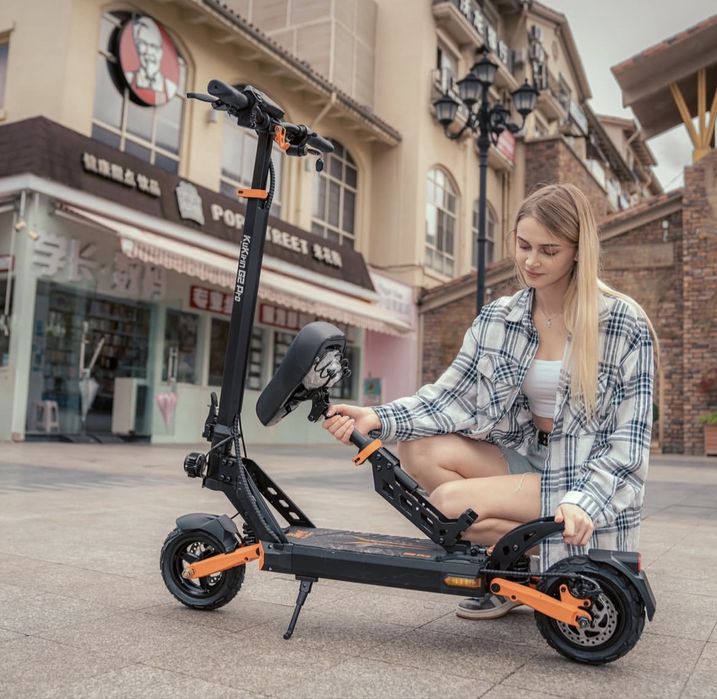 Kugoo Kirin G2 PRO 2025 з сидінням —  запас ходу до 55 км