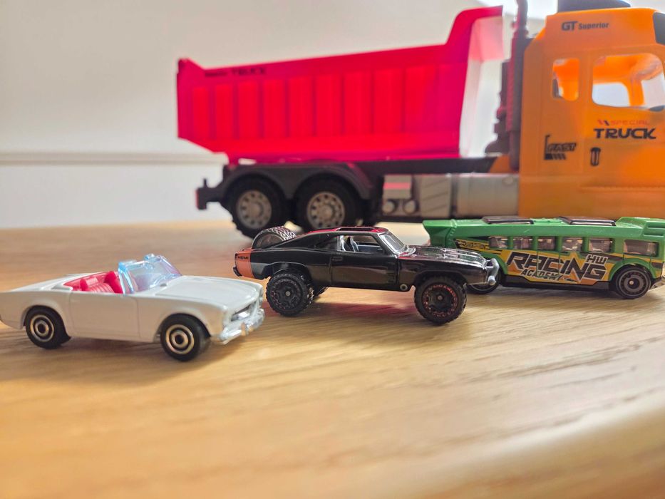 Wywrotka ciezarowka RC zdalnie sterowana artyk, stan bdb + matchbox