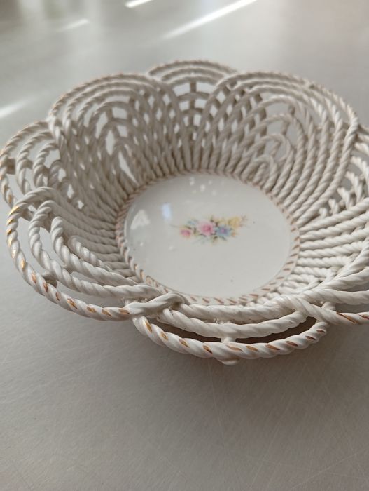 Stara ,mala patera porcelana Hiszpania