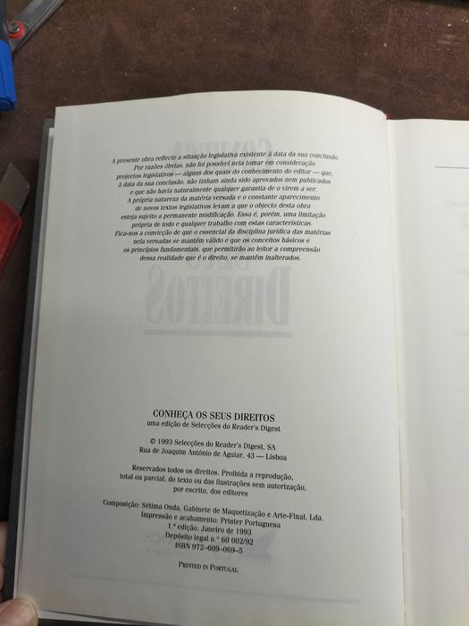 Livro "Conheça os seus Direitos" - CXL1