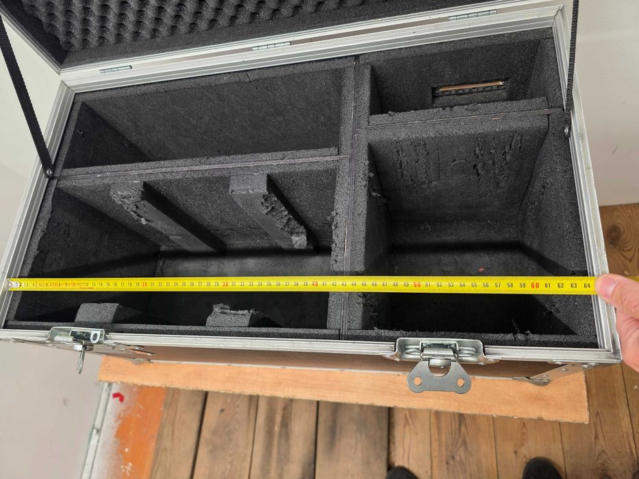 64x35x27+6  flightcase case KUFEREK skrzynia walizka FAKTURA