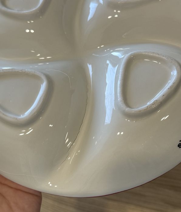 Тарілка яскрава святкова новорічна у святковому стилі у формі цукерки