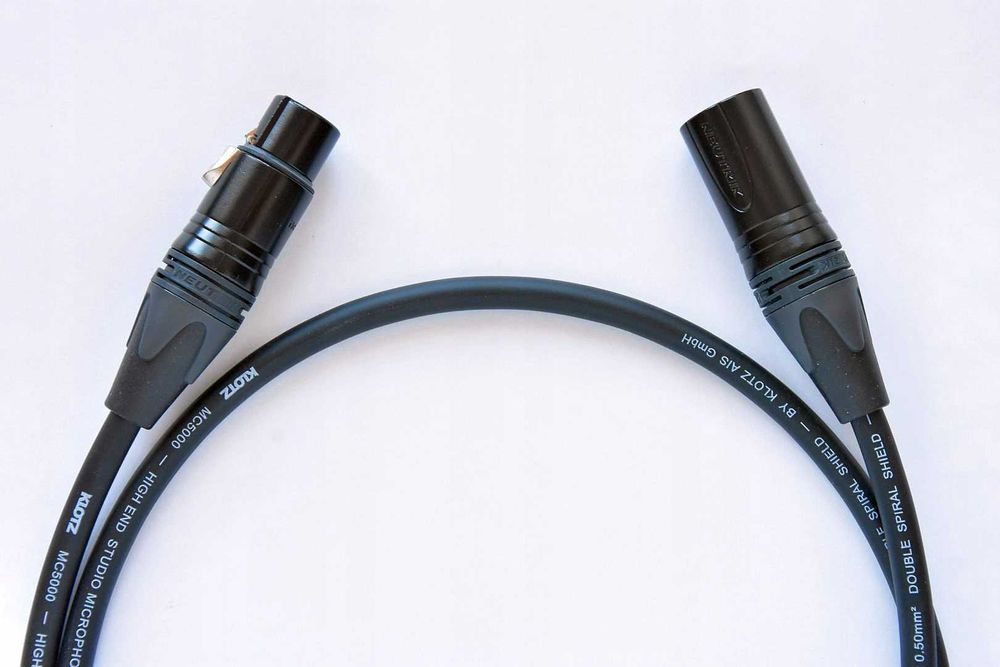 Interkonekt XLR KLOTZ MC5000 NEUTRIK kabel mikrofonowy różne długości