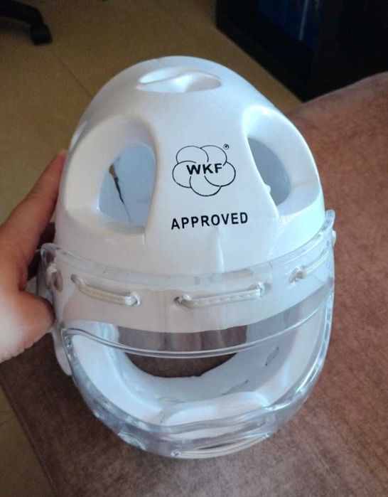 Capacete protecção de karaté