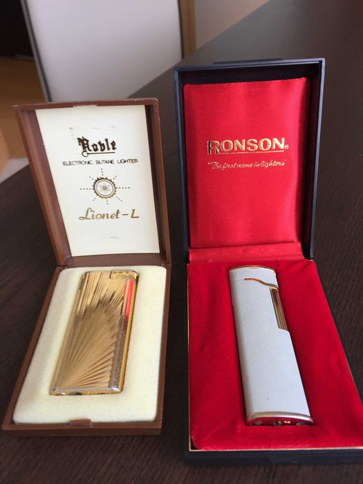 Isqueiro Ronson + Isqueiro Roble