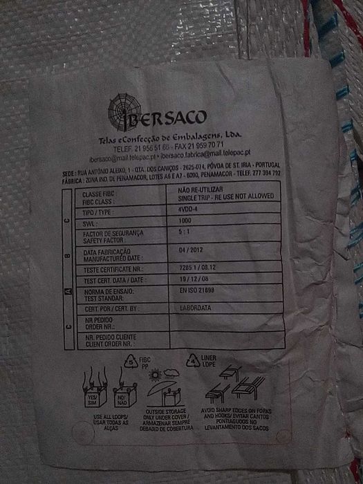 Sacos de carga Big Bag