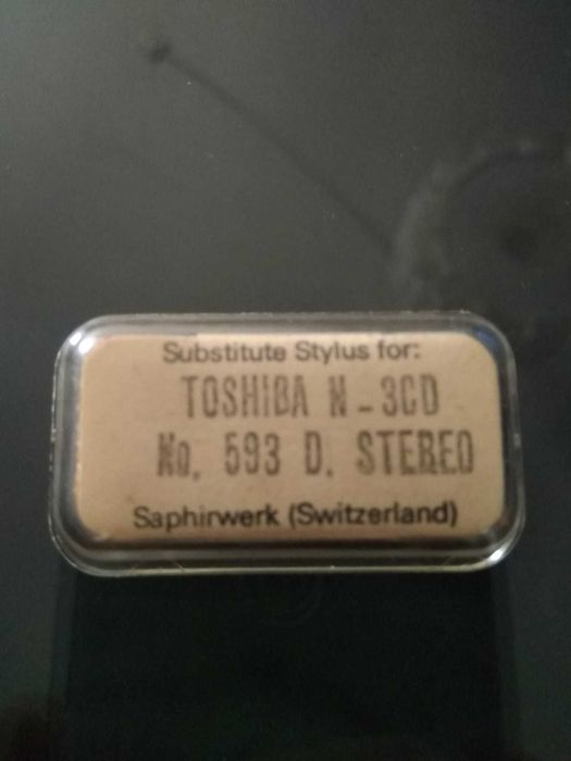 Toshiba N-3CD Turntable Stylus, Model No. 593 D, Stereo64171252670209121