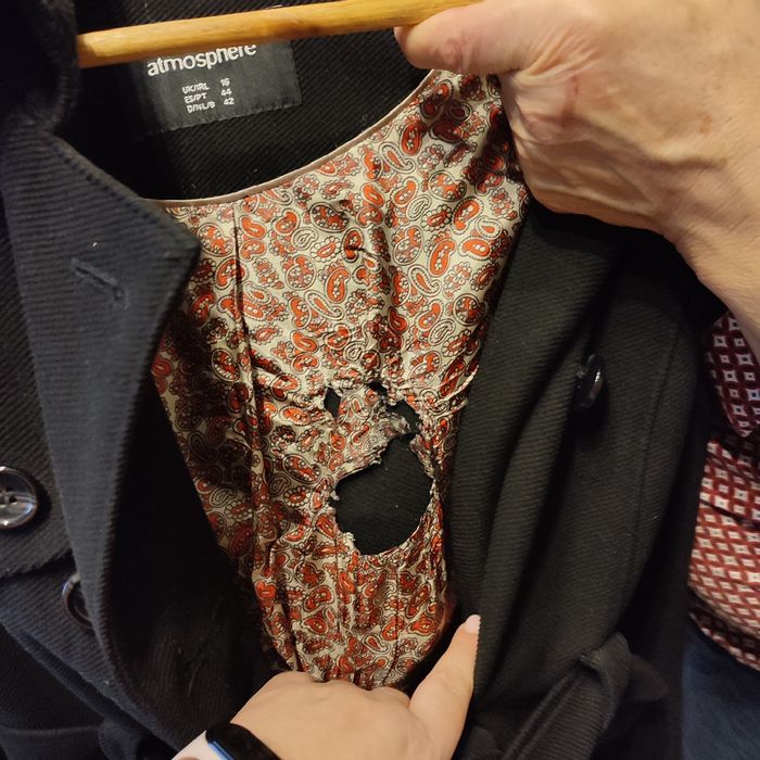 Płaszcz przejściowy Atmosphere 44 XXL czarny