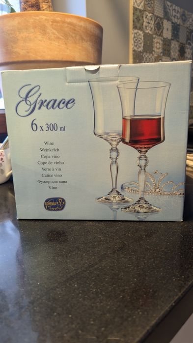 Kieliszki Grace Bohemia do wina