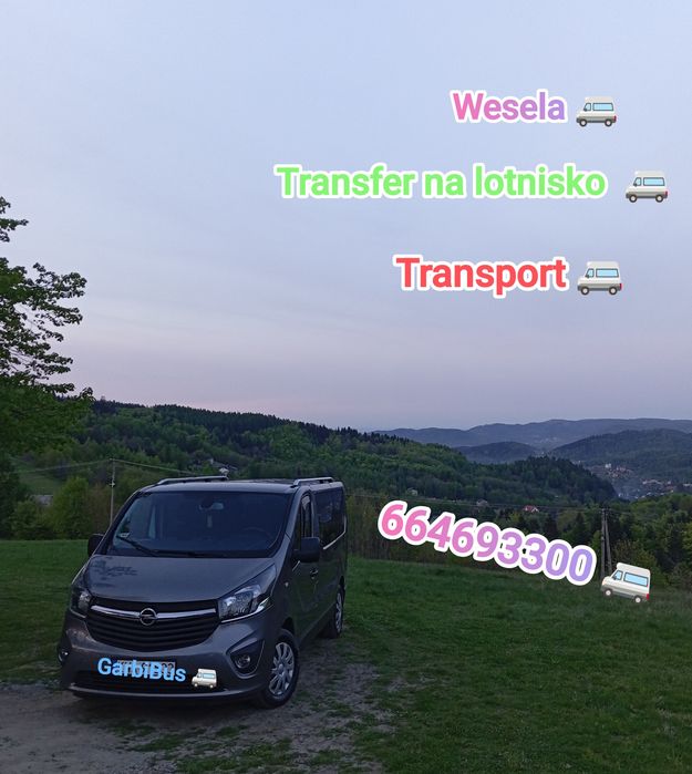 Bus 9 os kierowca na weselu przewóz transfer lotnisko transport wyjazd