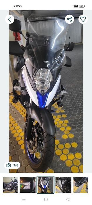Suzuki Vstrom DL 650 XT 4.500 Km