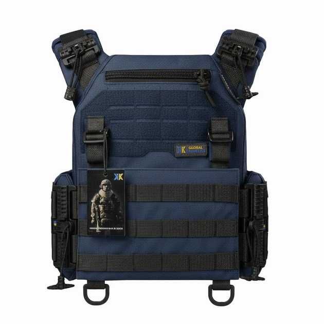 СИНЯ Плитоноска WARMOR Gen.3 Pro (для преси) від GLOBAL BALLISTICS