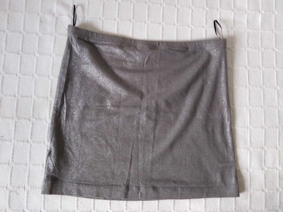 Mini-Saia Prateada Basic H&M M