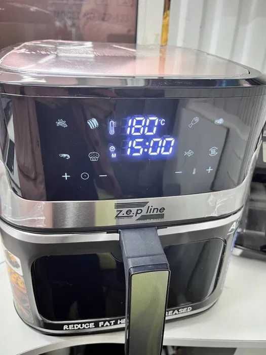 Мультипечь Аерогриль Zepline ZP-109A 12 л 4200 Вт мультипіч з силіконовою формою Аерофритюрница