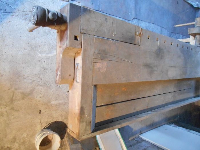 stół stolarski antyk zabytek ciesielski warsztat strugnica vintage