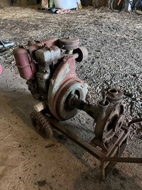 Motor Lister com bomba de puxar água de 2"