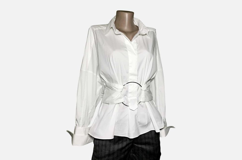 Біла сорочка блуза 48 розмір ZARA