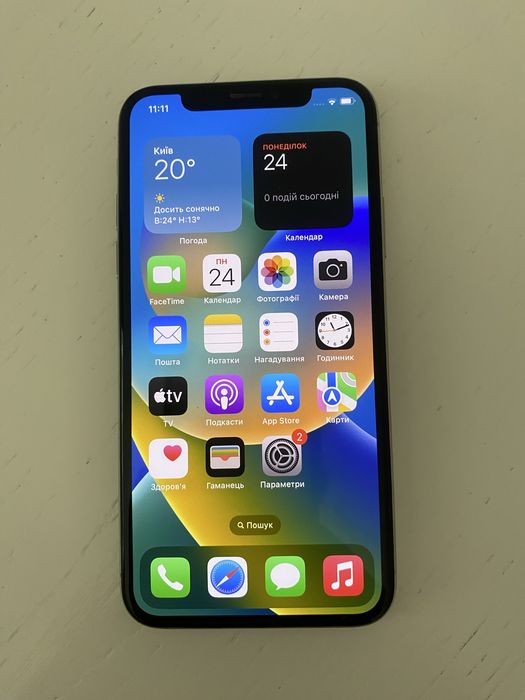 Оригінальний iPhone X 256GB Silver