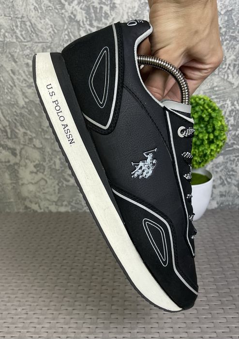 U.S. Polo Assn кроссовки 43 размер спортивные черные