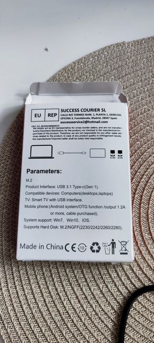 Zewnętrzny dysk SSD 2 TB M.2 nt02