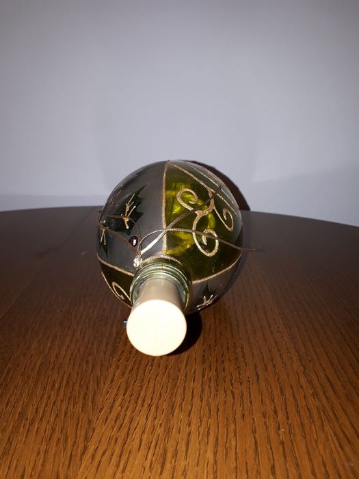 Butelka oryginalna świąteczna, karafka, lampka - okazja!