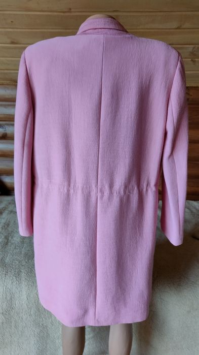 Элегантное лёгкое розовое пальто, блейзер, удлиненный жакет от ZARA