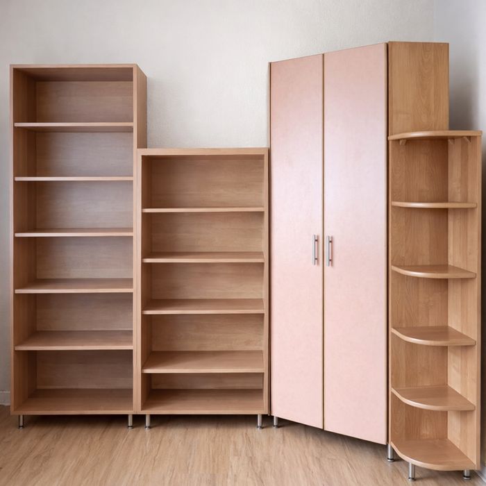 Szafa i regały, zestaw mebli, bardzo pojemne, stan bardzo dobry