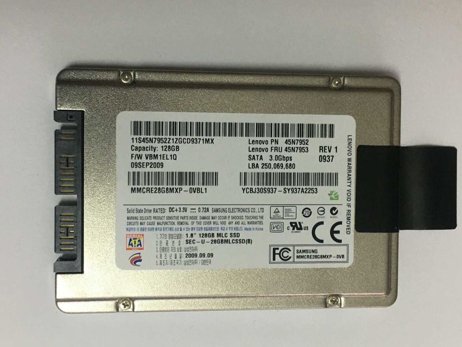 MicroSATA MSATA SSD диск Samsung 1.8 128GB MLC MMCRE28G8MXP-OVBL1
