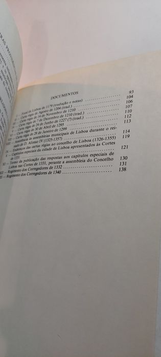 A Administração Municipal de Lisboa durante a 1ª Dinastia (1990)