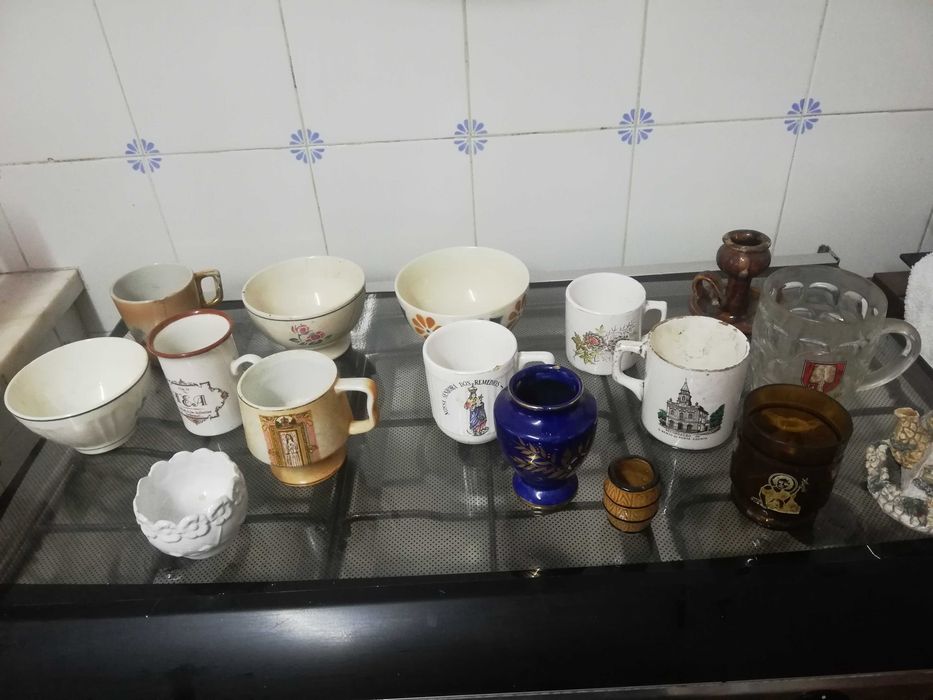 Peças de decoração coleção etc