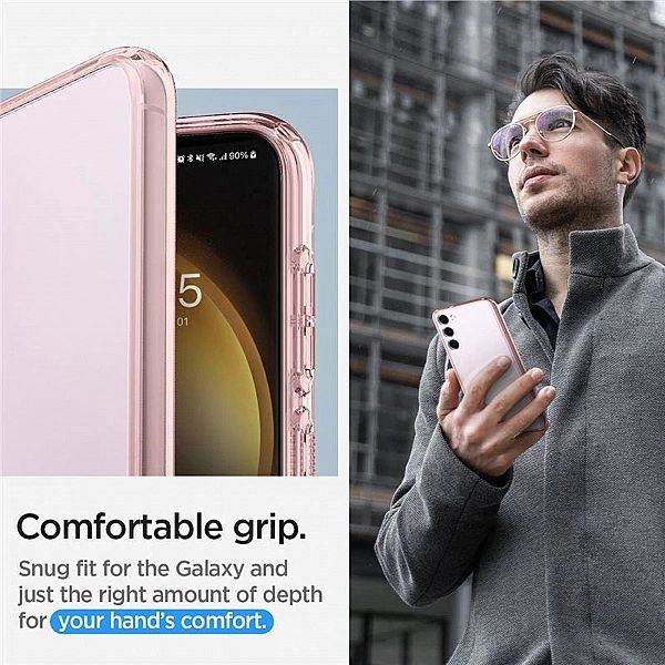 Etui Spigen Ultra Hybrid na Samsung Galaxy S23 - różowe