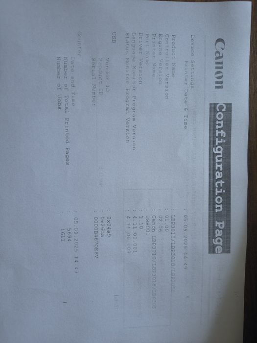 Принтер лазерный Canon i-Sensys LBP3010b