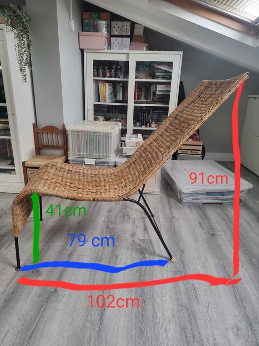 Espreguiçadeira em folha bananeira