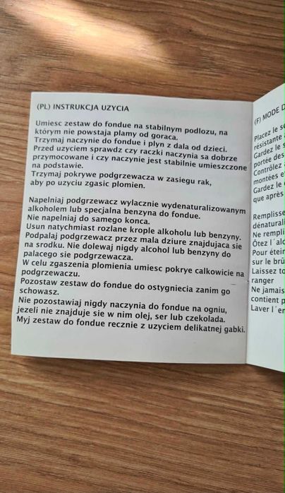 Zestaw do fondue