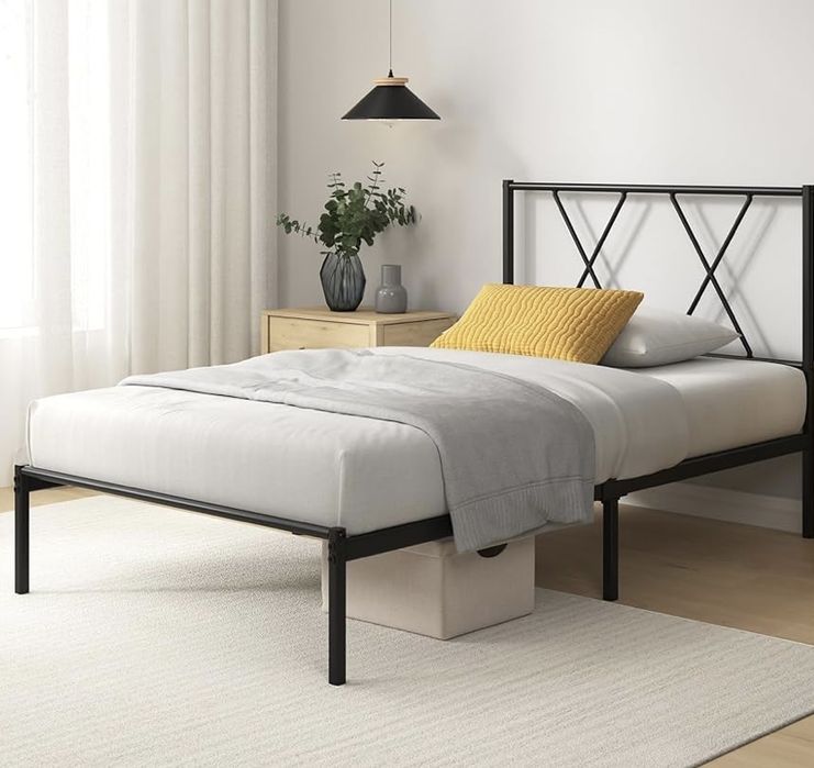 Cama de Ferro com Colchão