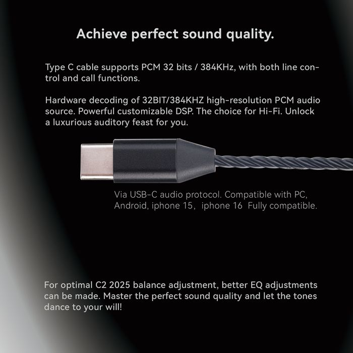 Навушники Tinhifi c2 2025