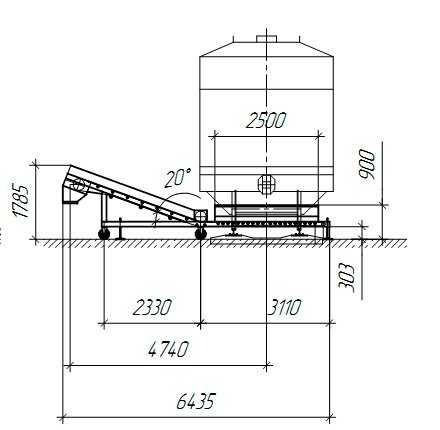 Шнековый разгрузчик вагонов Хоппер, зерновые, удобрения, погрузчик