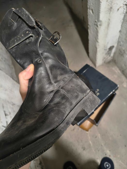NOWE! Buty motocyklowe PRL (MO / ZOMO) – skóra naturalna