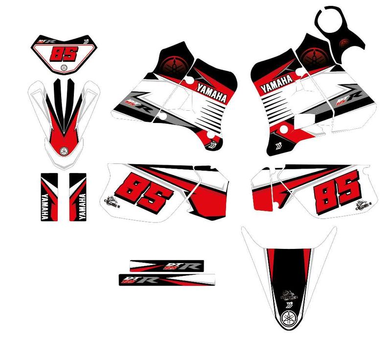 Kit Autocolantes Yamaha  DTR 125