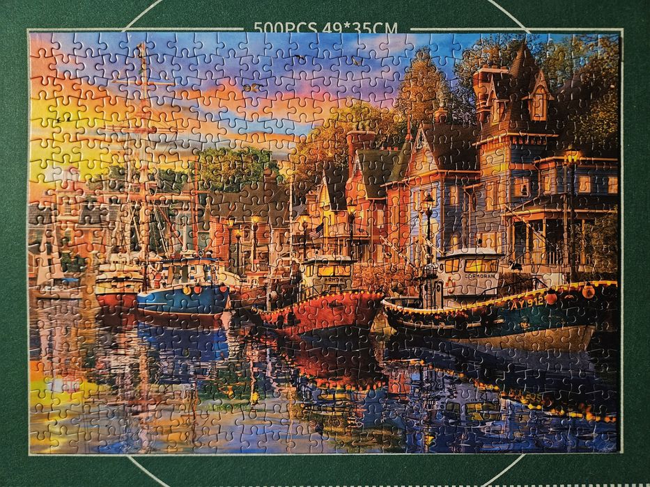 Puzzle Gibsons 2x500 "Sails At Sunset" Dominic Davison